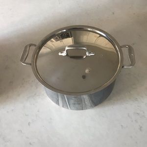 8 Qt All-Clad Stainless Steel Soup Pan